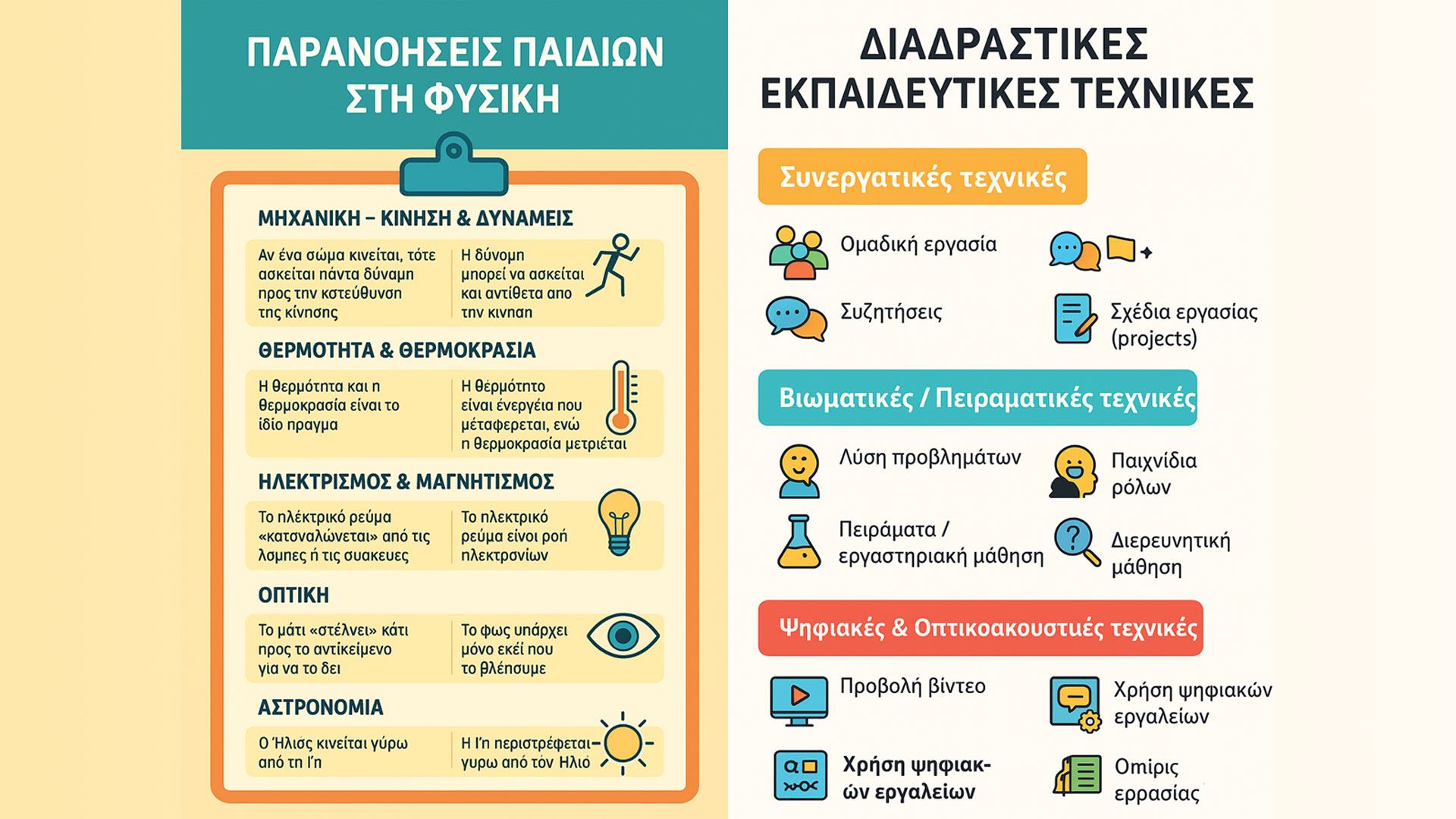 Σεμινάριο για Μαθητές Εναλλακτικές (Παρανοήσεις)στη Φυσική